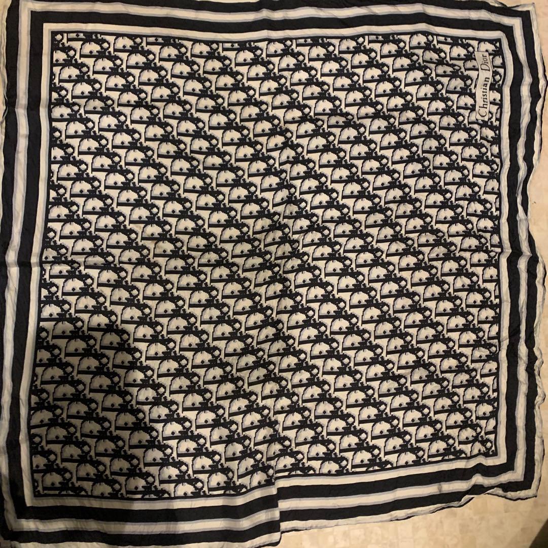 お値下げ　Christian Dior モノグラム スカーフ　大判　スカーフ