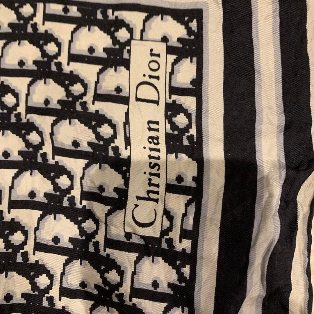 お値下げ　Christian Dior モノグラム スカーフ　大判　スカーフ