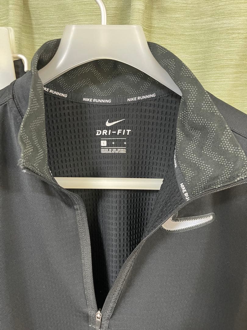 Ｌ ナイキ ワイルドラン エレメント ランニング トップ 防寒 薄手フリース上下