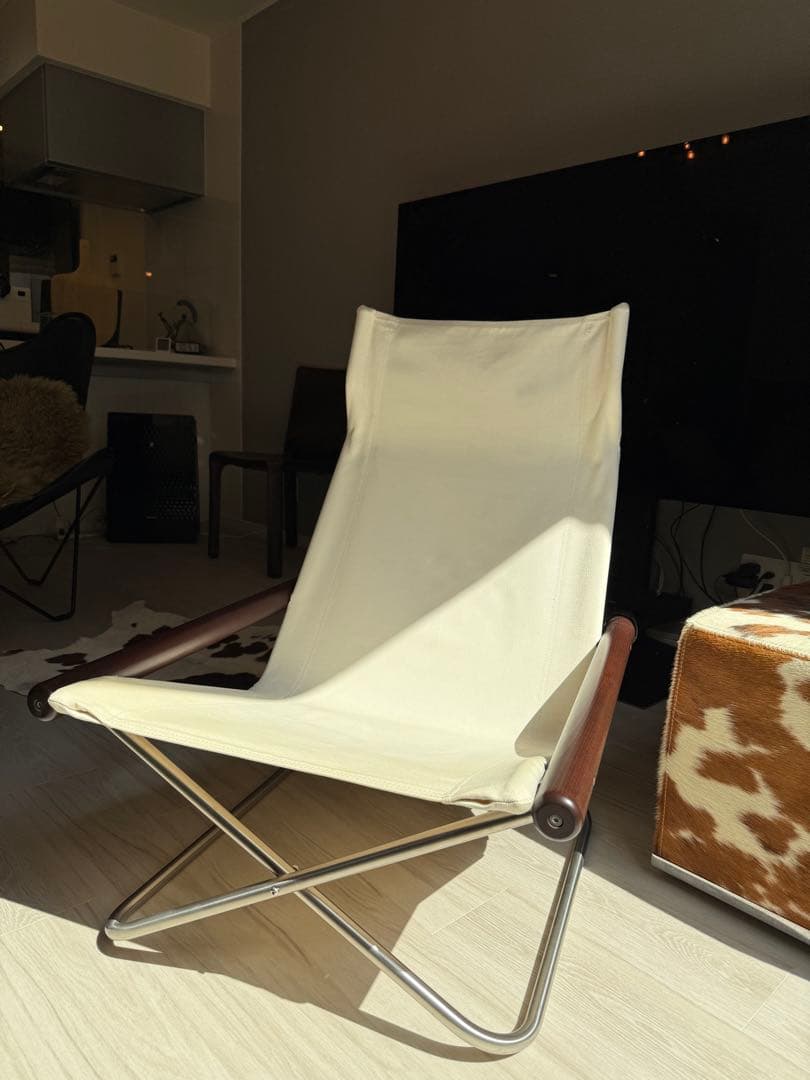 美品【正規品】NychairX ニーチェアエックス ダークブラウン/ホワイト