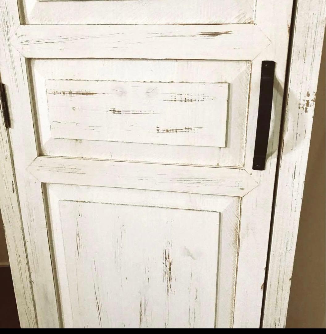 全身鏡　アンティーク　ヴィンテージ　扉付き　スタンドミラー　姿見