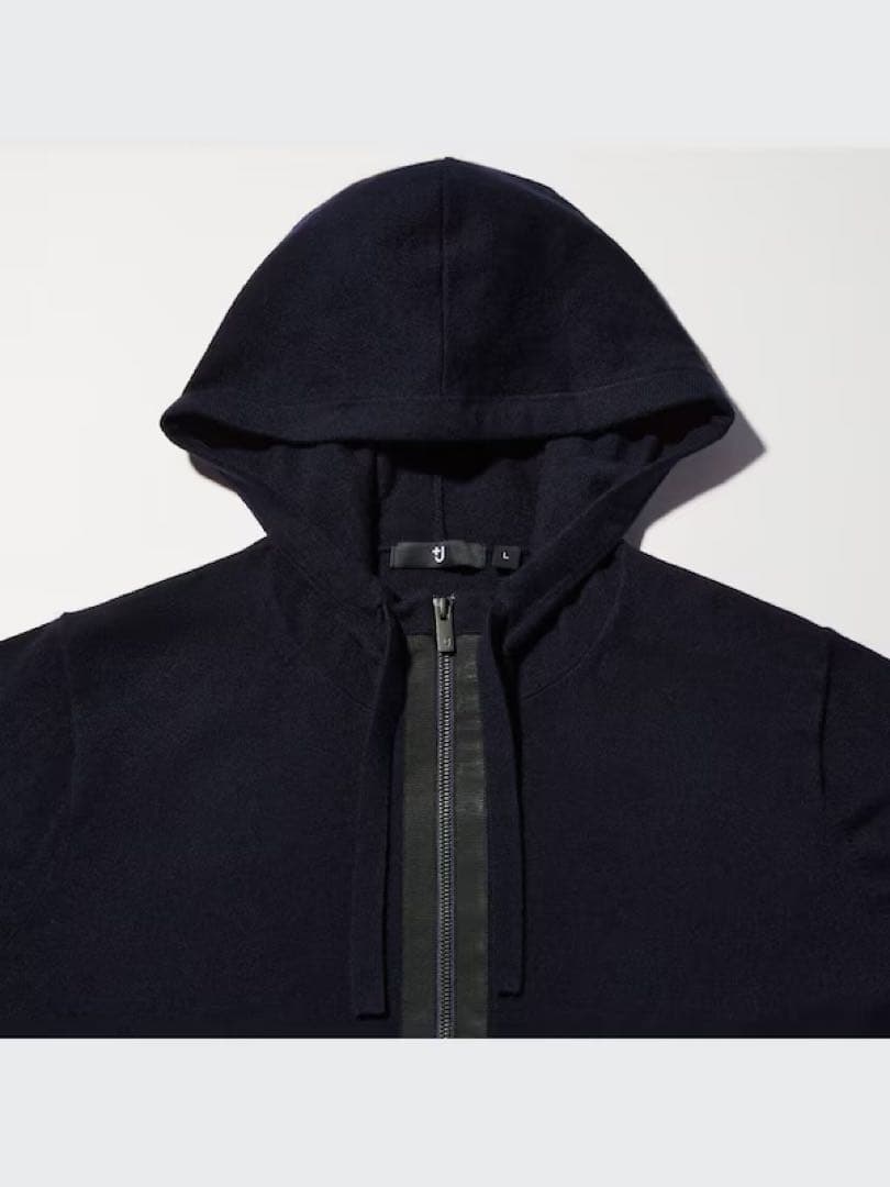 UNIQLO +J カシミヤブレンドパーカ ブラック