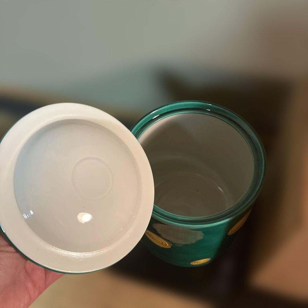 青緑色 陶器 水差し定価31万