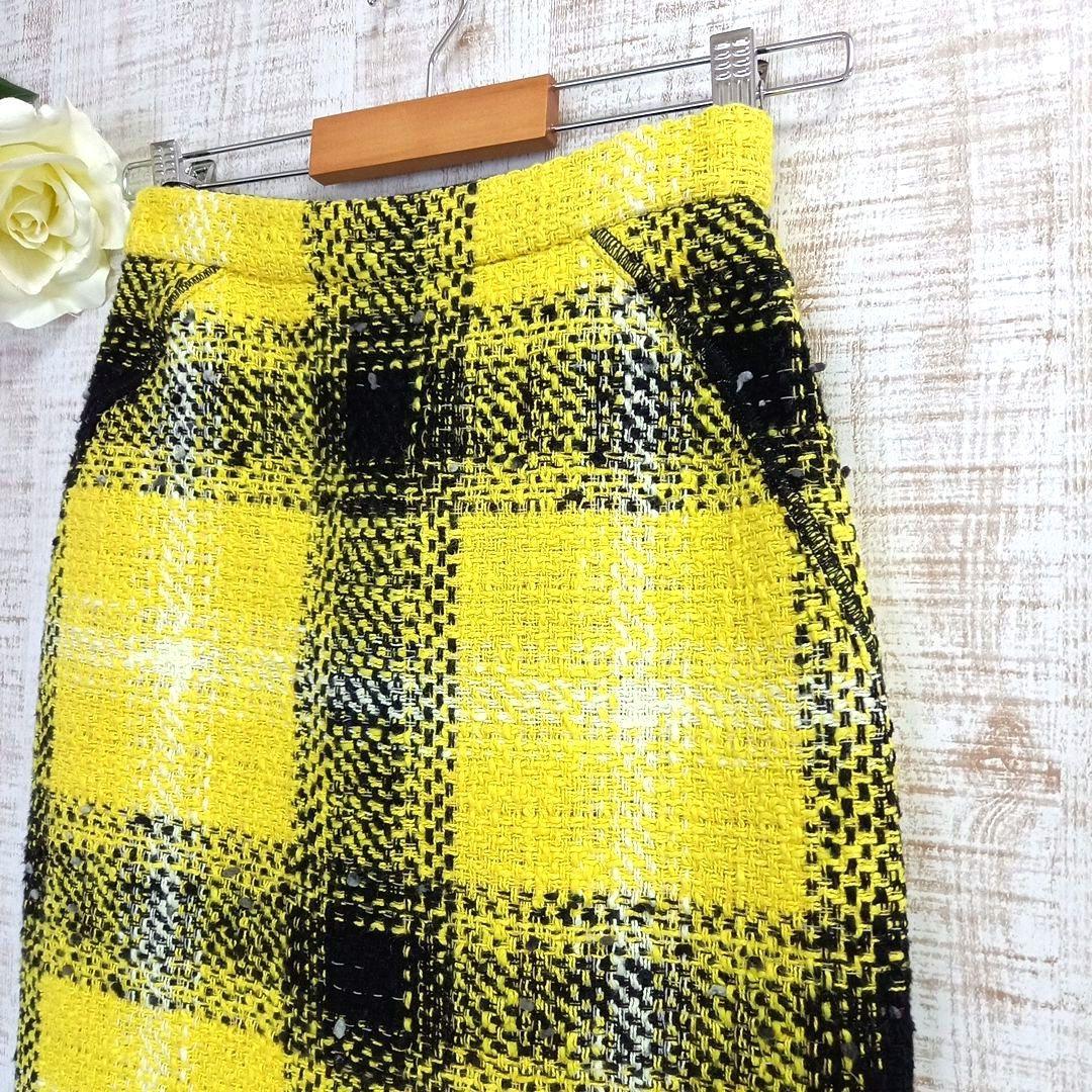 ★みー★☆美品 N°21 ヌメロヴェントゥーノ ツイード ジップ スカート