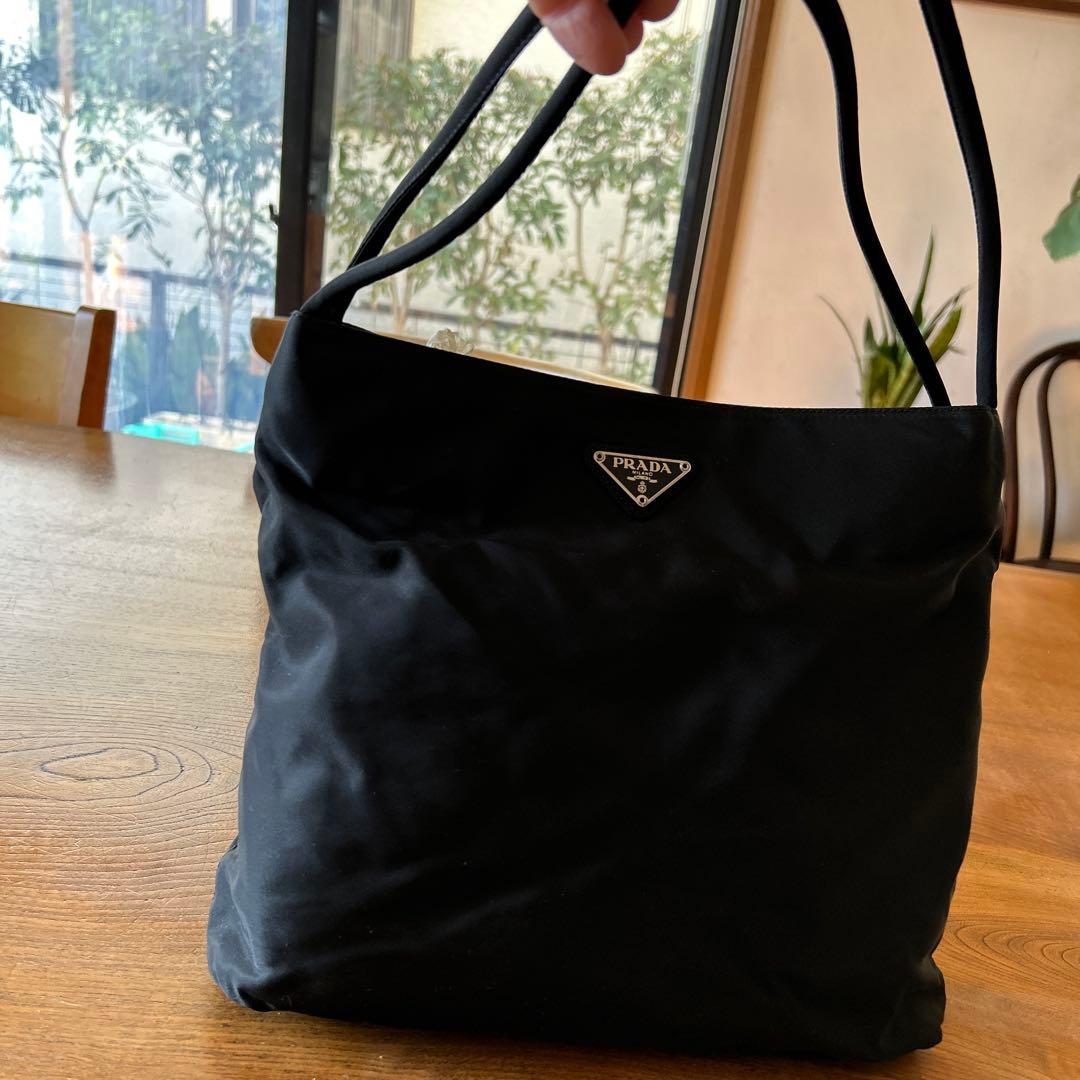 PRADA Tessuto City ブラックトートバッグ