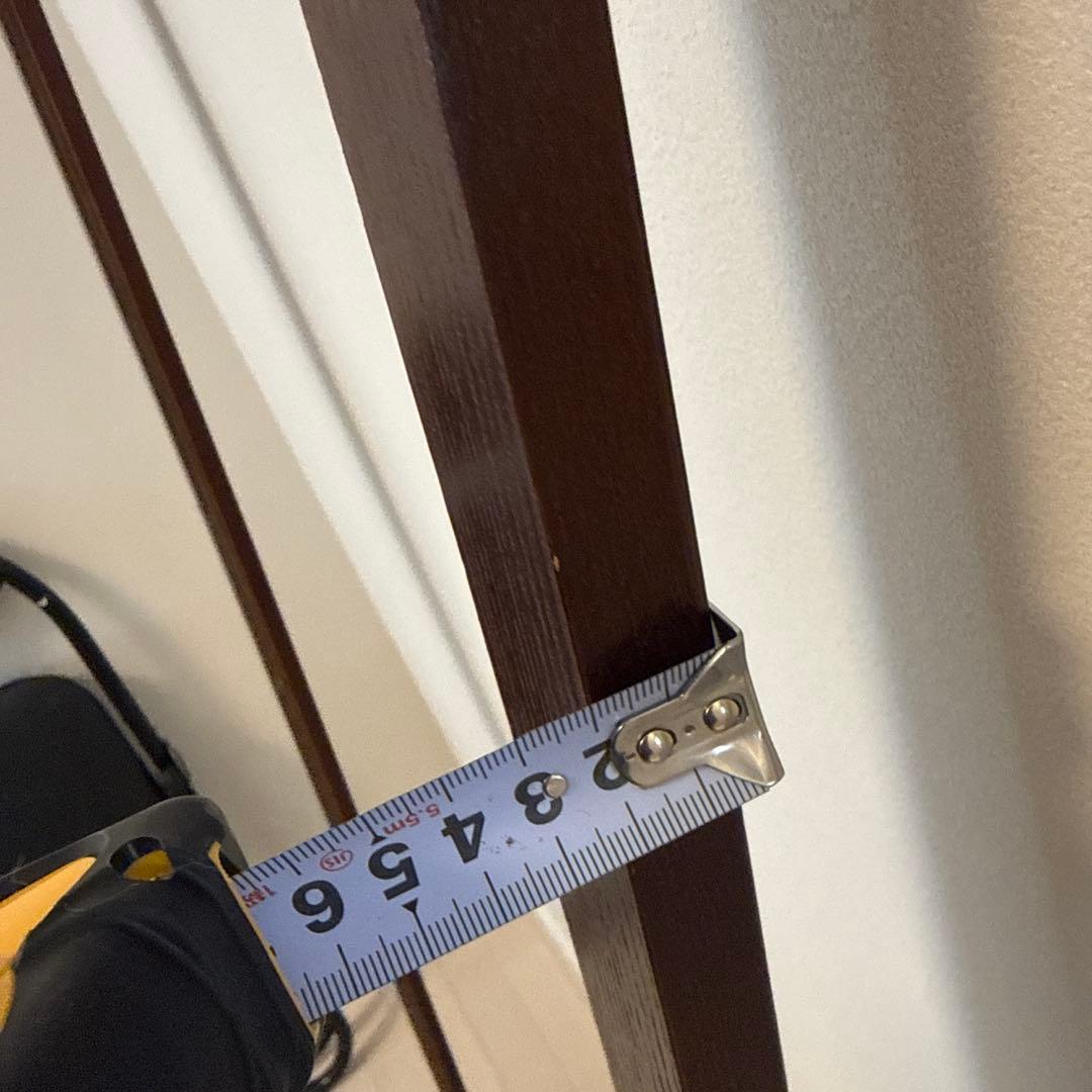 等身大鏡の枠部分（横60✖️縦約158✖️厚み2cm）と立て掛ける部分のみ