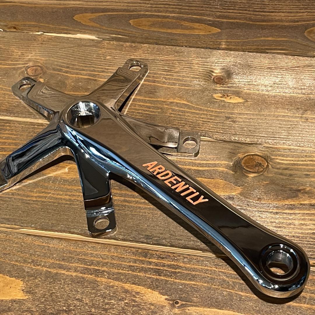 【新品】ARDENTRY ピスト用クランク ポリッシュ 165㎜ 144PCD