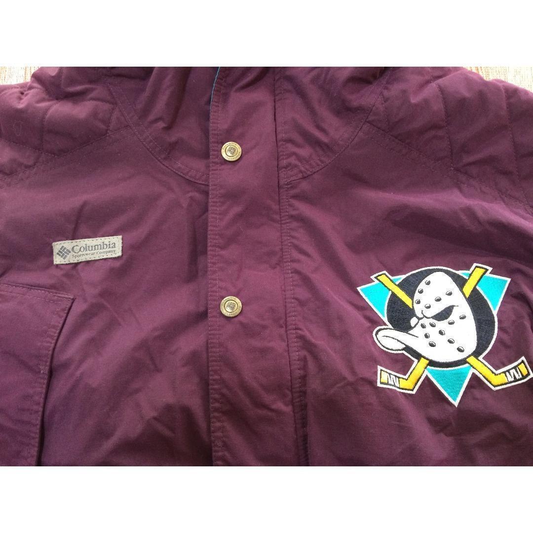 90年代 Columbia コロンビア NHL マイティダックス ジャケット