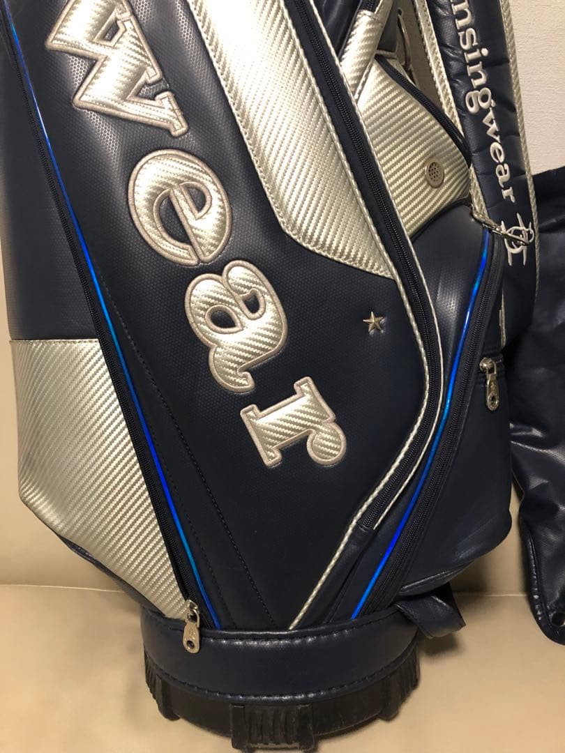 【送料込み】激レア　廃盤希少品　マンシングウェア　高級キャディバッグ　ゴルフ