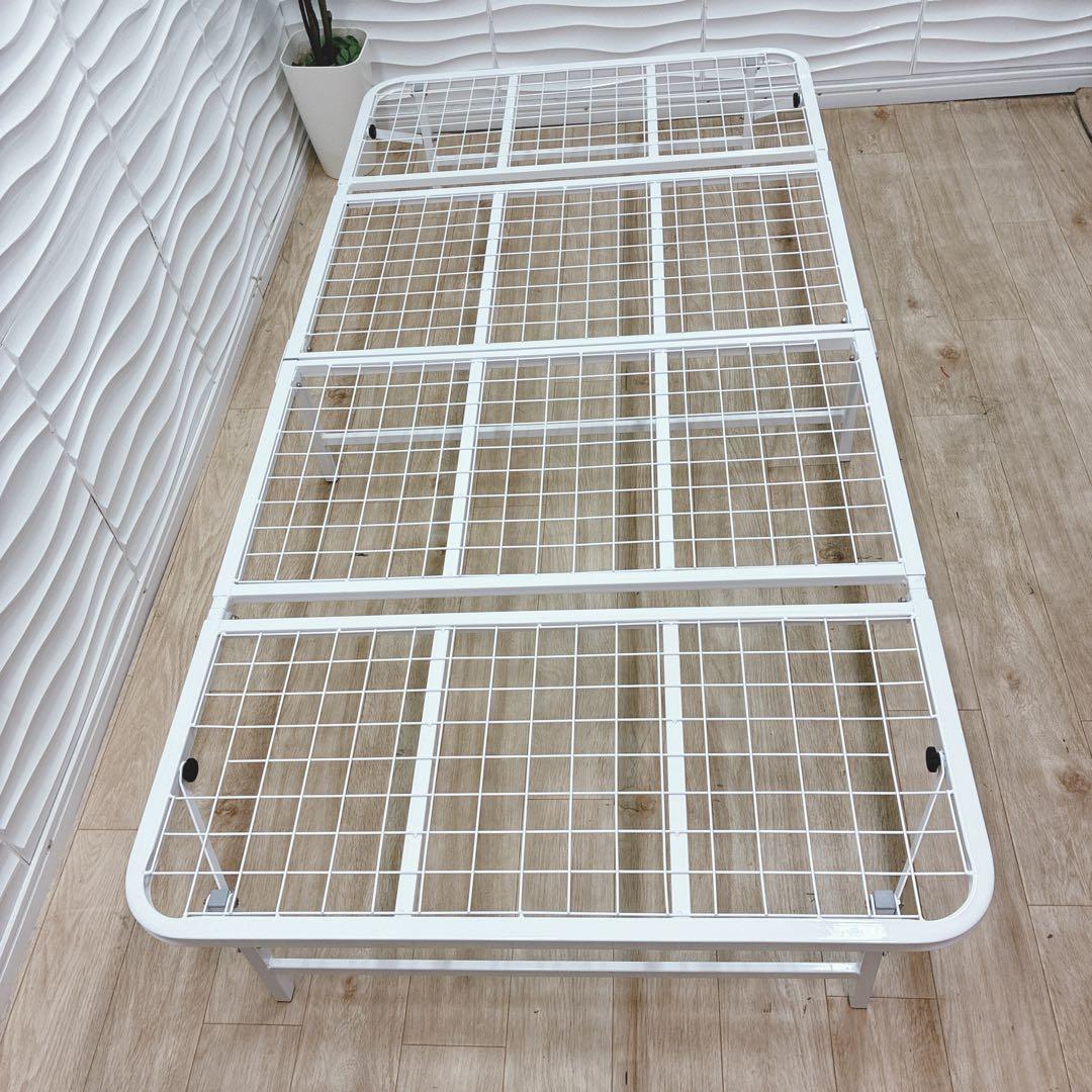 ◇フレーム◇アイリスマットレス◇折り畳み式◇シングル◇大阪兵庫京都奈良滋賀和歌山