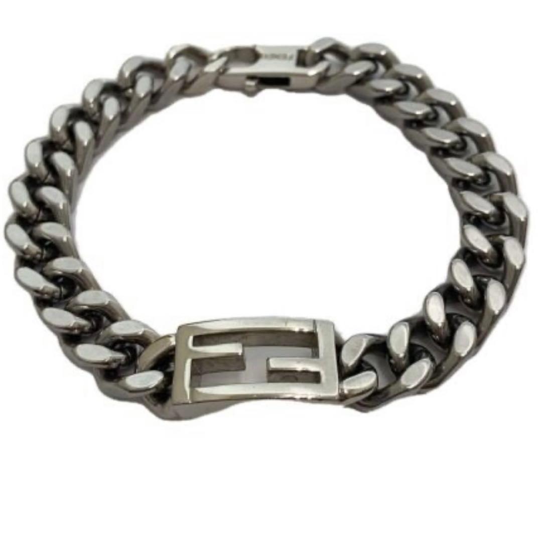【FENDI】FFバゲット ブレスレット OB3823 Lサイズ 箱付き
