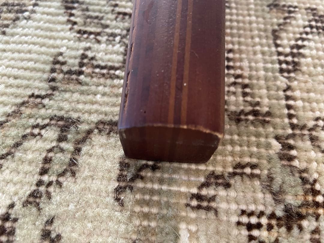 無印良品　リビングにもダイニングにもなるテーブル　ウォールナット