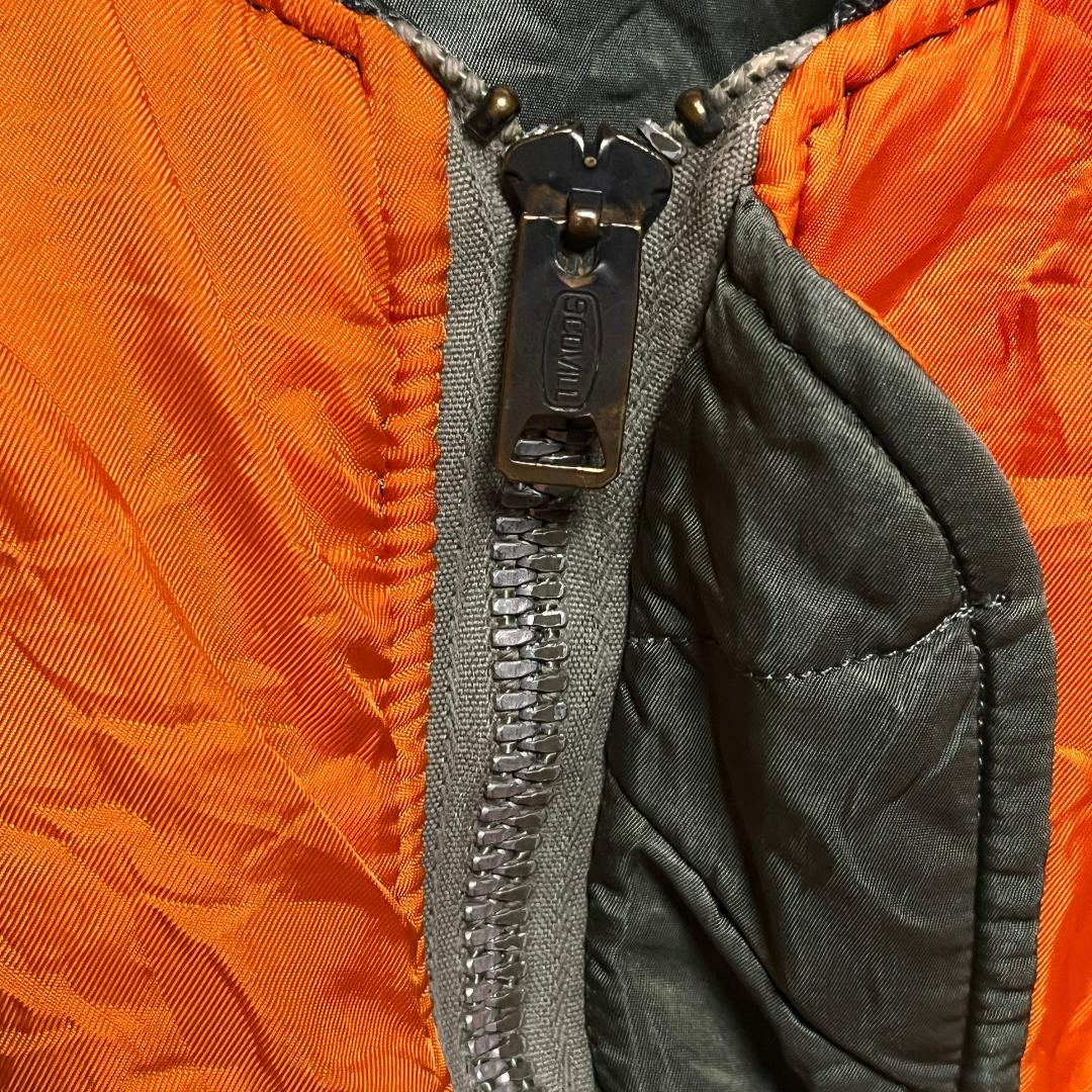 70's 米軍実物 USAF 空軍 MA-1フライト ジャケット L