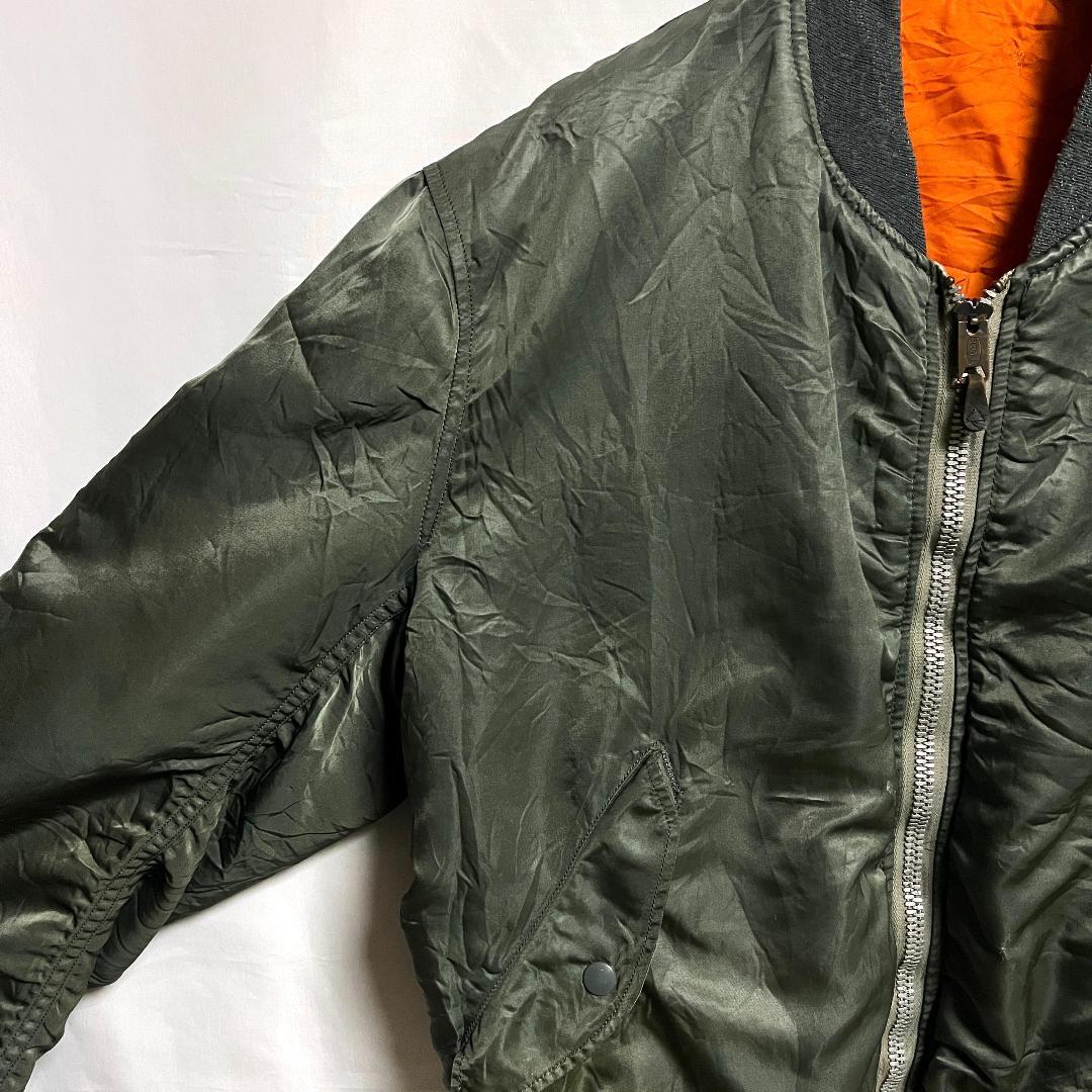 70's 米軍実物 USAF 空軍 MA-1フライト ジャケット L