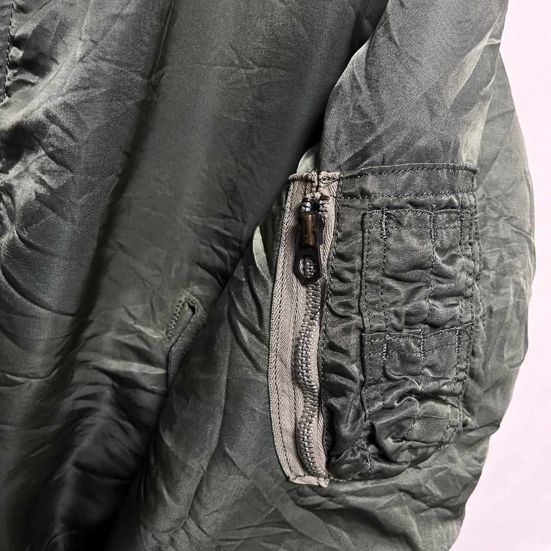 70's 米軍実物 USAF 空軍 MA-1フライト ジャケット L