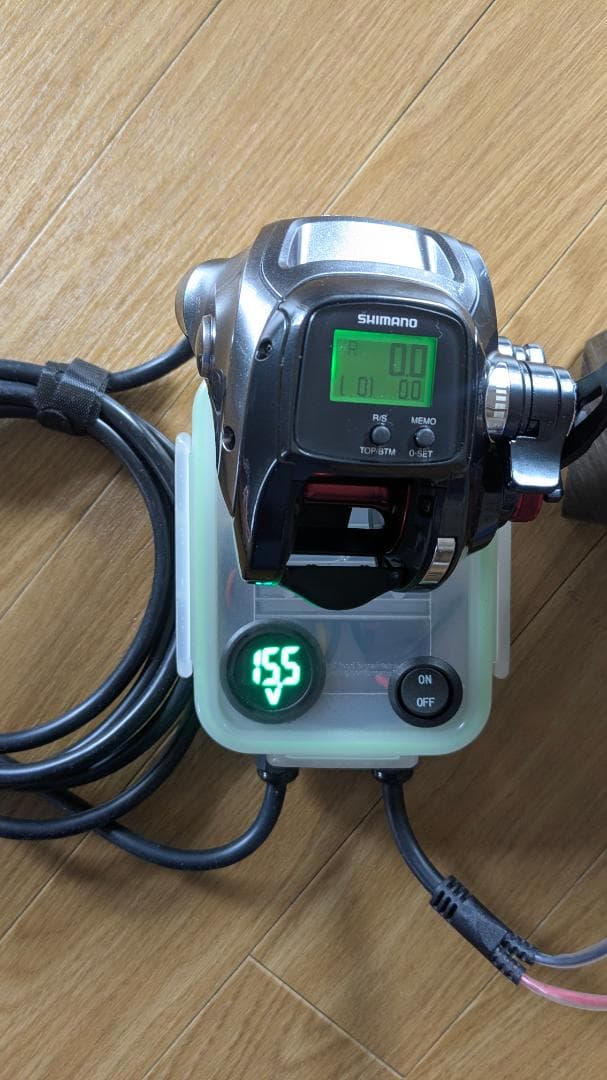 電動リール用バッテリーセット　リン酸鉄リチウムイオン（LiFePO4)高速巻上げ