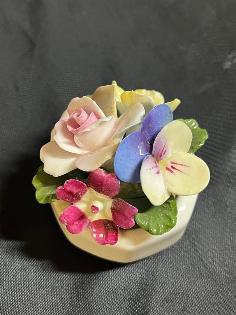 陶器 陶花 置物 小物入れ フィギュリン おまとめ　&マレリーショール