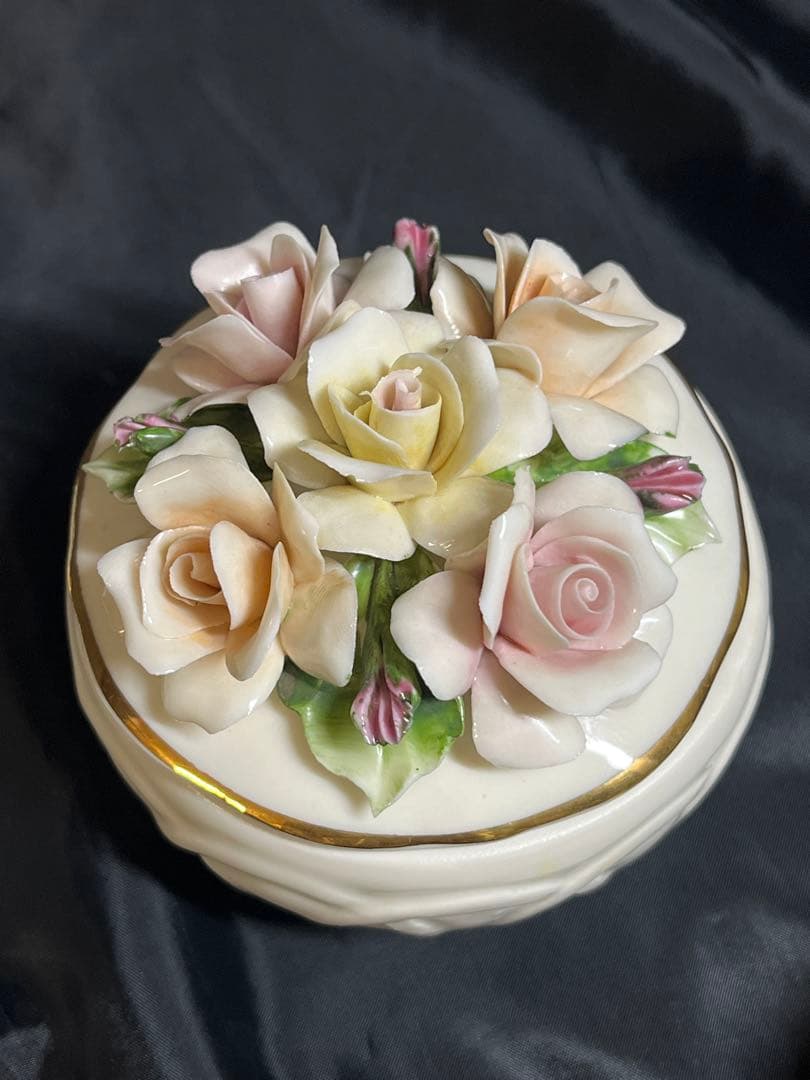 陶器 陶花 置物 小物入れ フィギュリン おまとめ　&マレリーショール