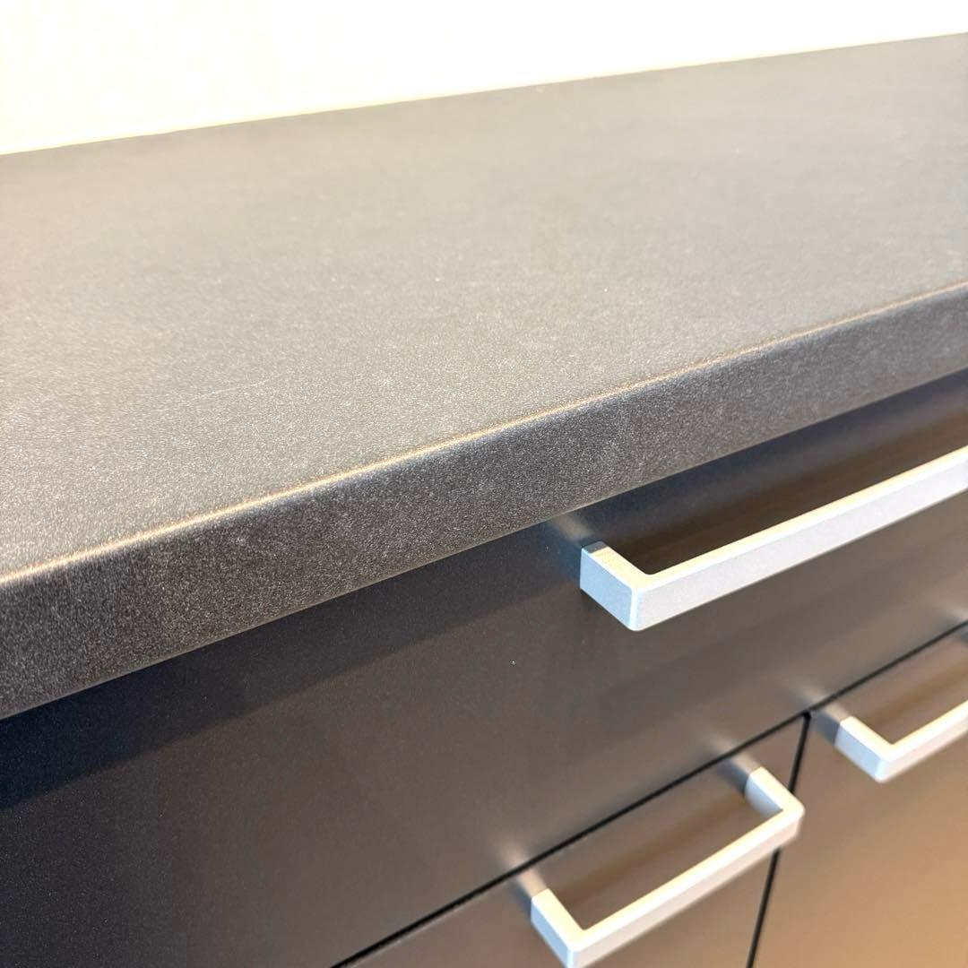 未使用美品 キッチンカウンター 下 モダンブラック