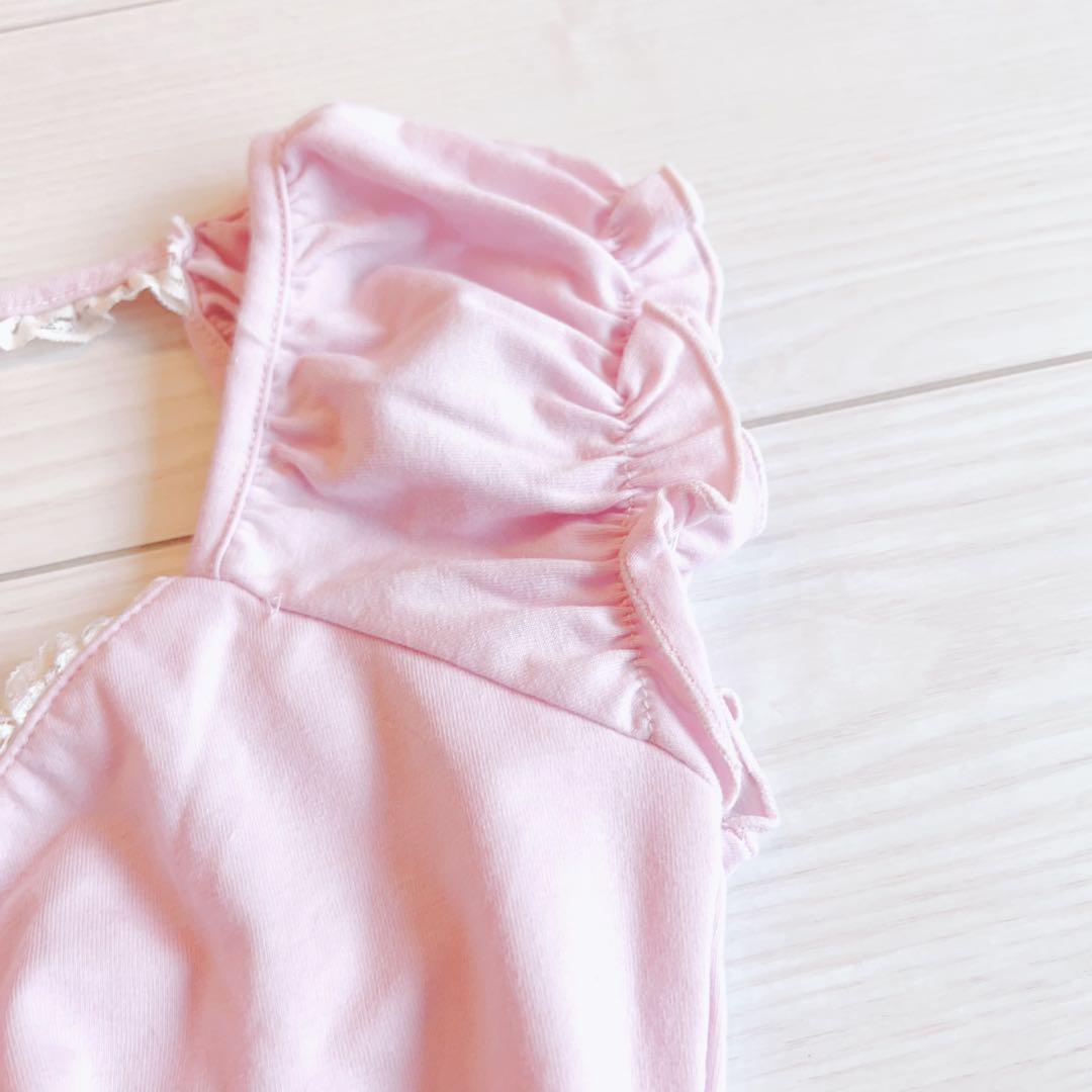 【TRALALA】リズリサ ピンク リボンチャーム トップス