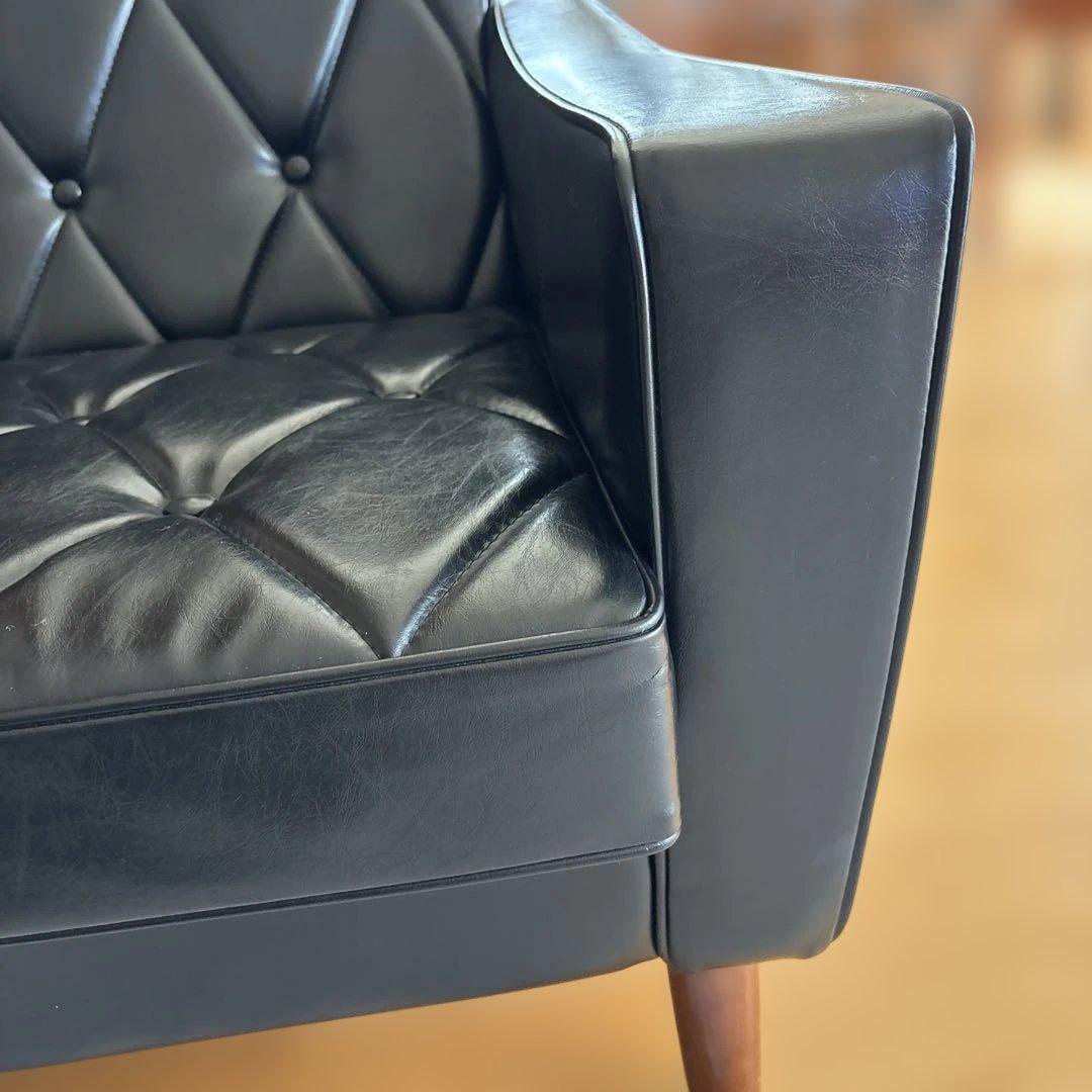 古着屋Enguarde カリモク60 ロビーチェアー 3シーター 中古