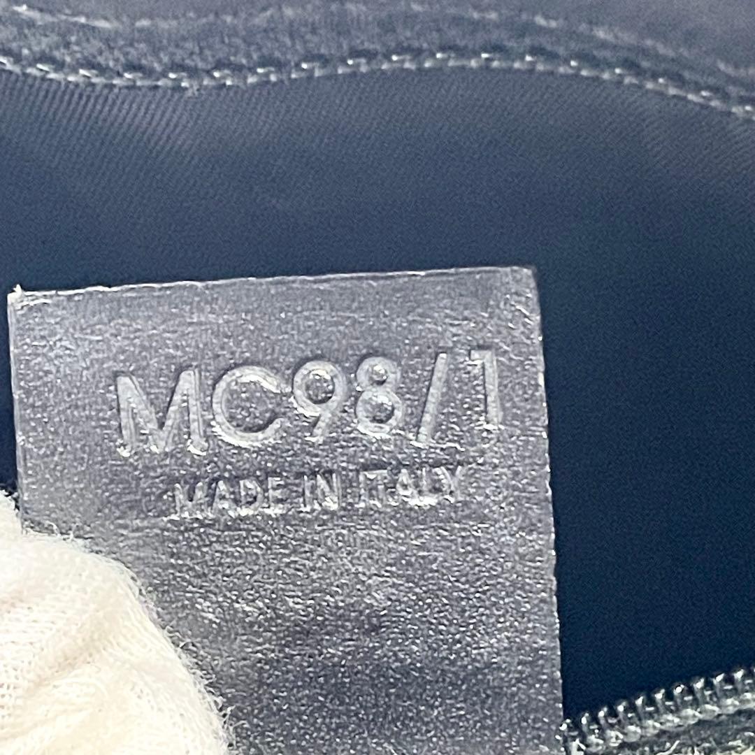 セリーヌ 黒 マカダム プレート ロゴ 金具 2way PVC レザー 大容量