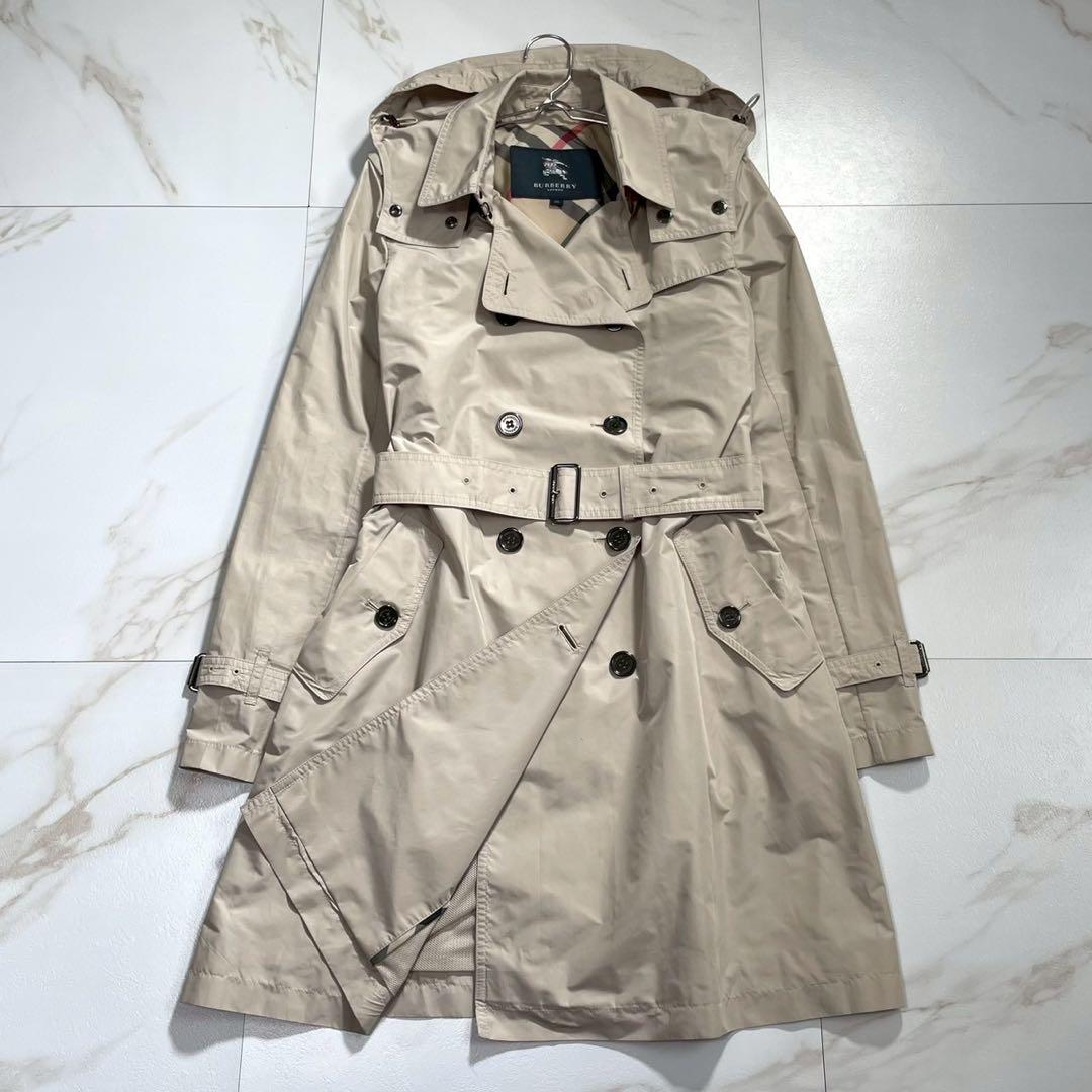 2way フード着脱可✨バーバリーロンドン トレンチコート レインコート 38