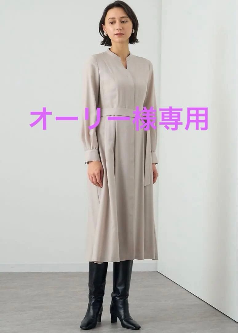 ANAYI アナイ　ソフトアムンゼンタックフレア ワンピース34サイズ