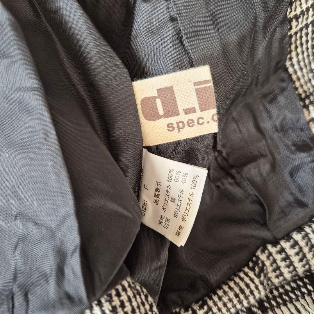 【新品タグ付き】d.i.a ダイヤ 千鳥格子ジャケット　金ボタン　y2k