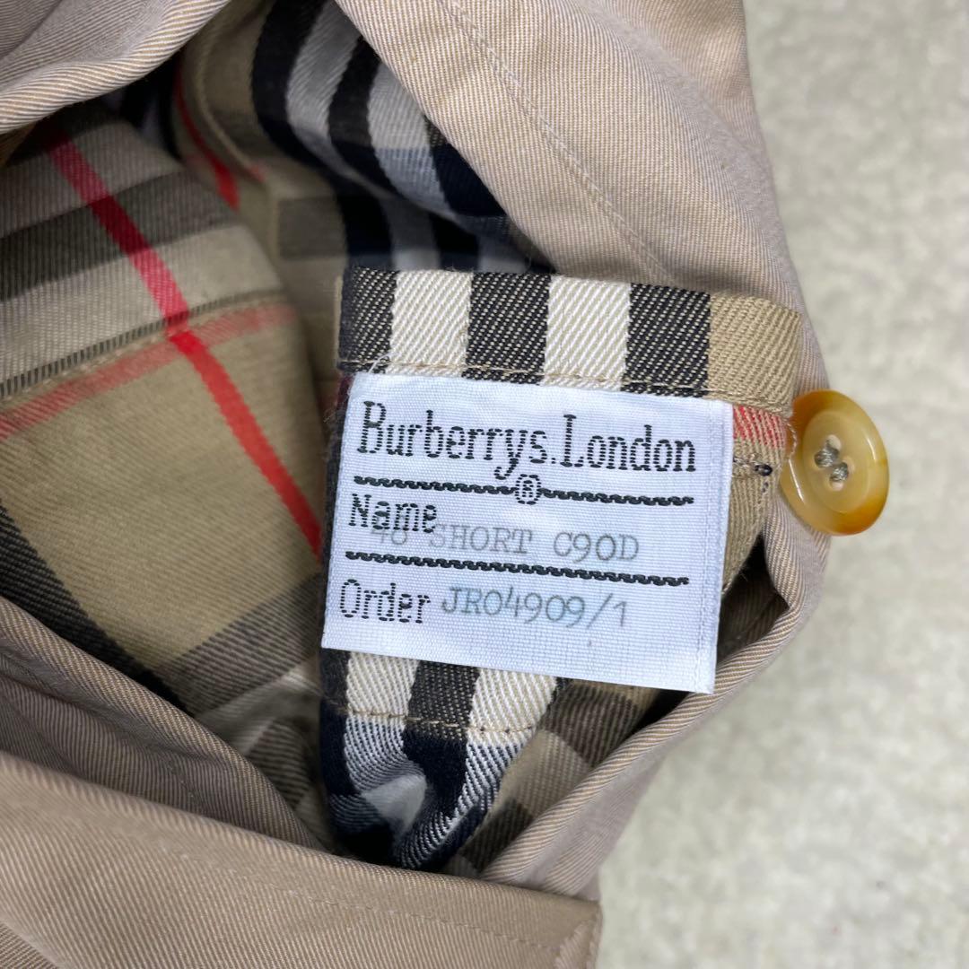 Burberrys バーバリーズ ステンカラーコート ノバチェック ベージュ M