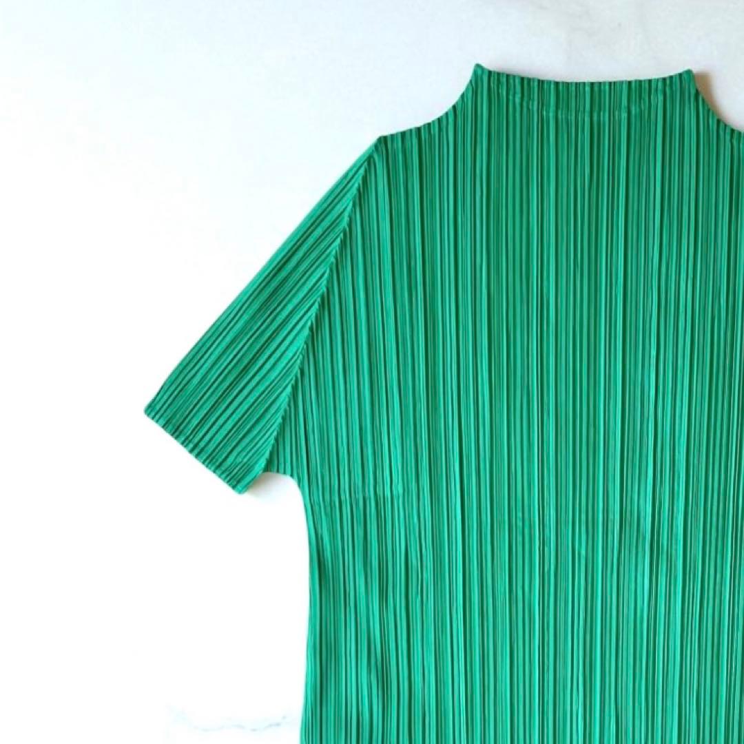 美品✨PLEATS PLEASE プリーツプリーズ ハイネック半袖 L