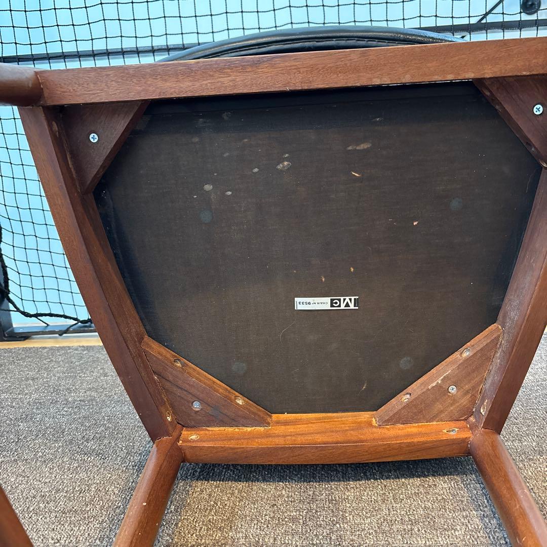 A.H.McIntosh マッキントッシュ　ダイニングチェア 椅子　黒