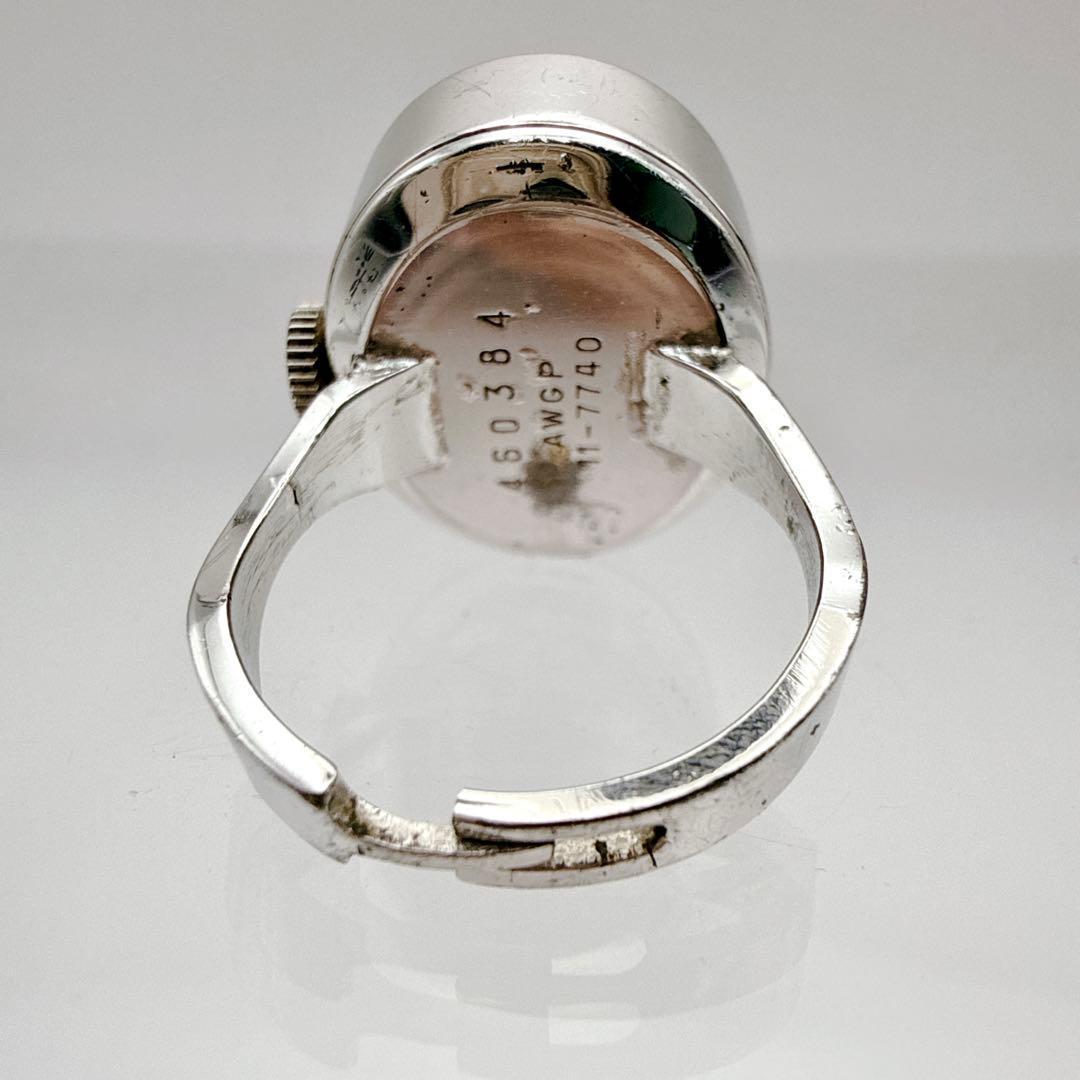 稼働品✨ SEIKO セイコー リングウォッチ グリーン レトロ ヴィンテージ