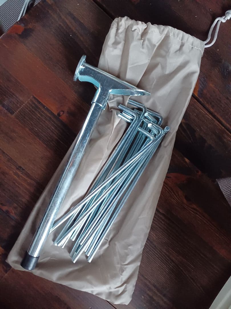 ロゴスツーリングテントとチェアのセット