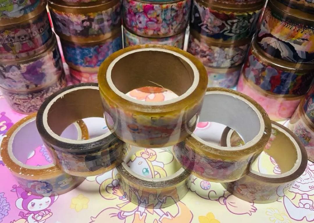 海外作家　OPPテープ セット 人物　女の子デザイン　風景　デザイン　国内作家