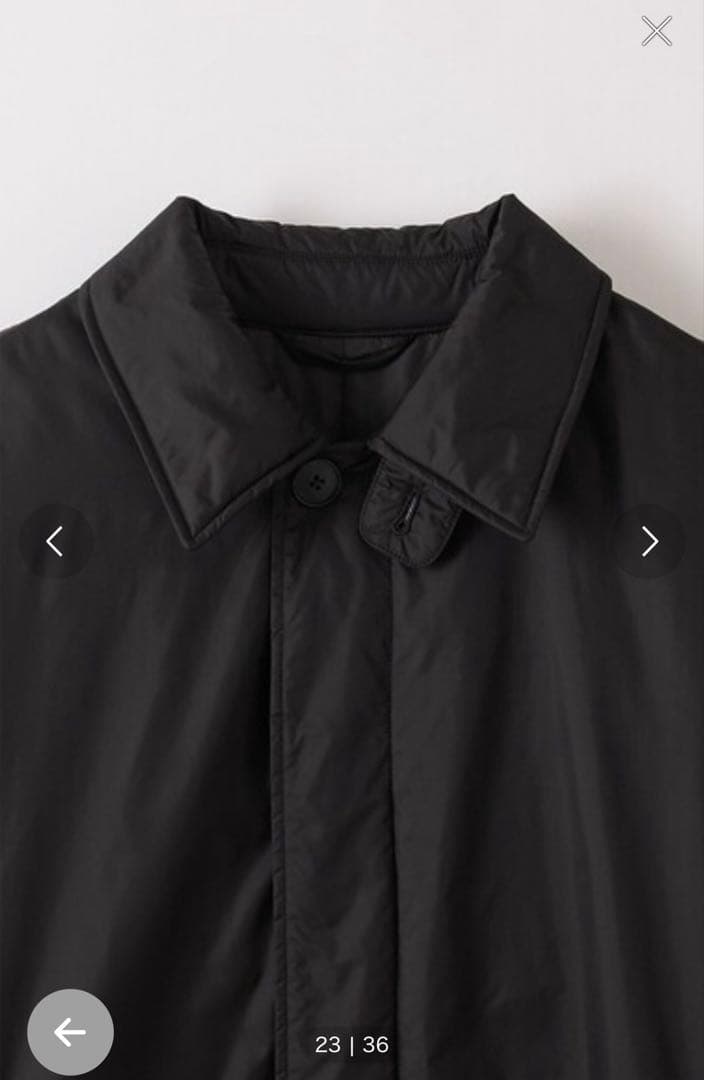 売り切り最終値下げSteven Alan メンズ ブラック コート　PARTEX