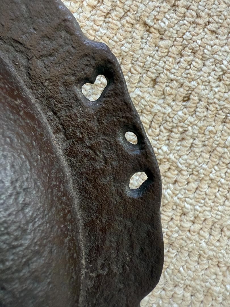 人間国宝　高橋敬典作　鉄鍋　すき焼き鍋　鋳鉄製 直径約30cm