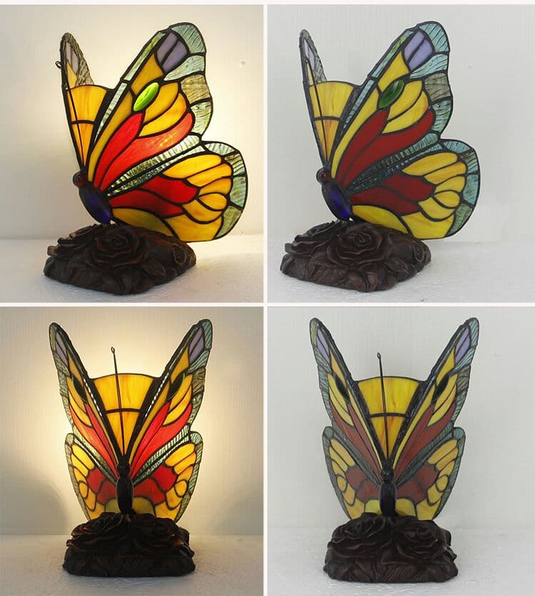 高品質 ヨーロッパ式  卓上ランプ ステンドグラス 卓上照明