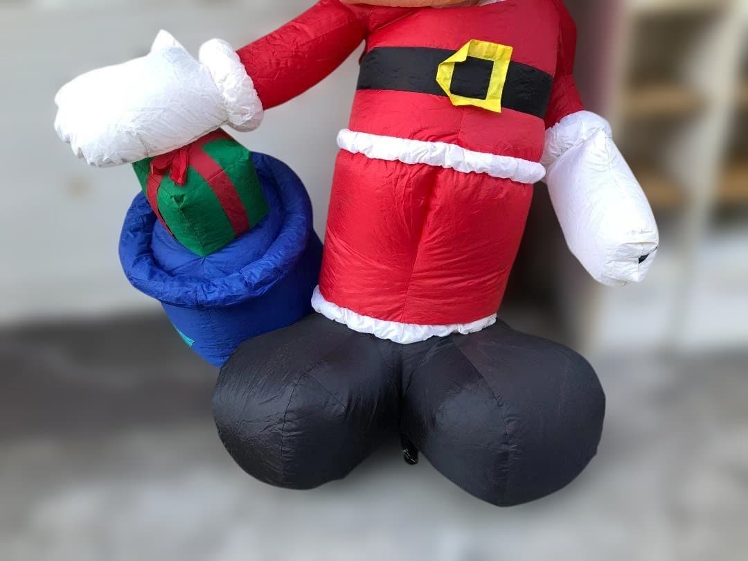 ★ エアー バルーン 電飾 人形 ミッキーマウス サンタ クリスマス Xmas
