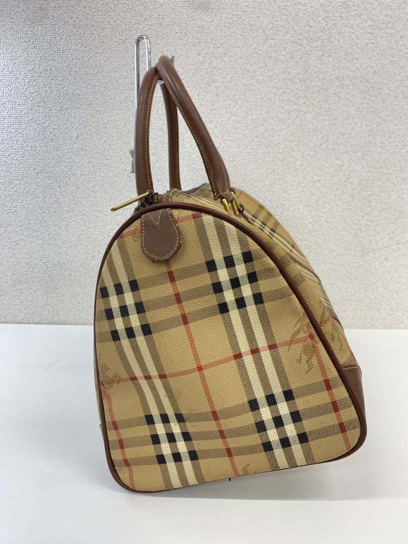 BURBERRY バーバリー ノバチェック ボストンバッグ ベージュ