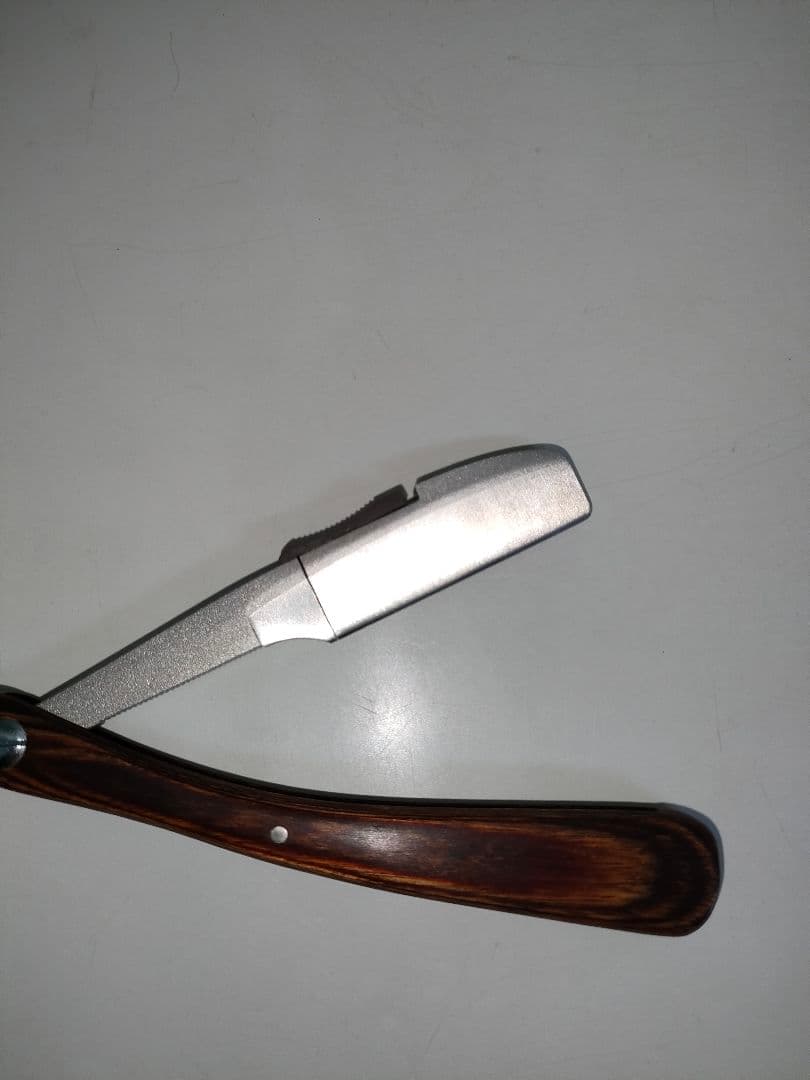 うみ吉 FEATHER レザー ホルダー フェザー 木柄 木製 理容 美容