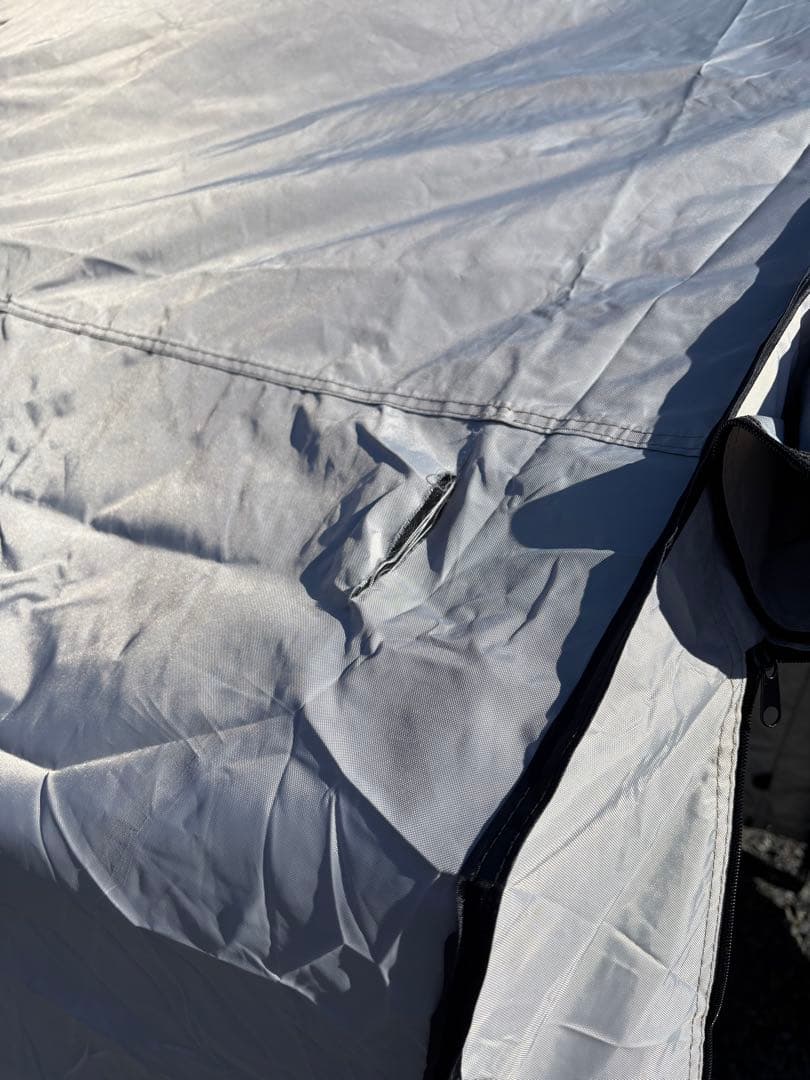 バイク 自転車　ガレージ 物置 2台用 幅170cm×奥行230cm 高耐水