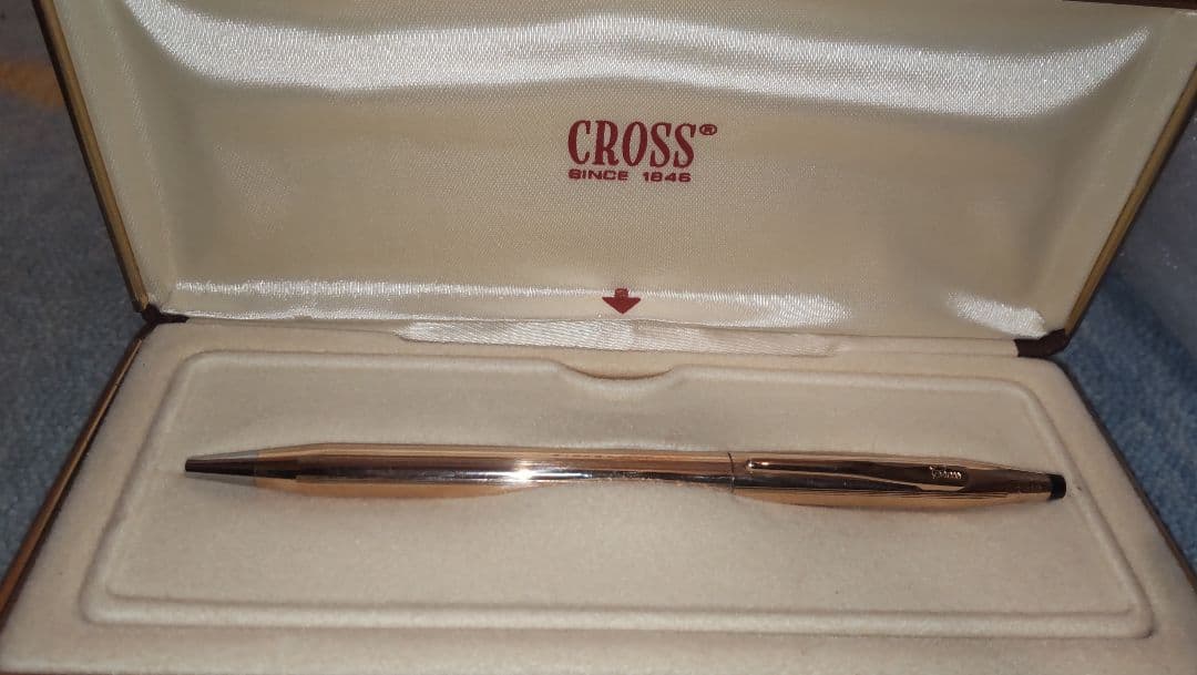 ✨CROSS 14KT 旧ロゴ ボールペン✨