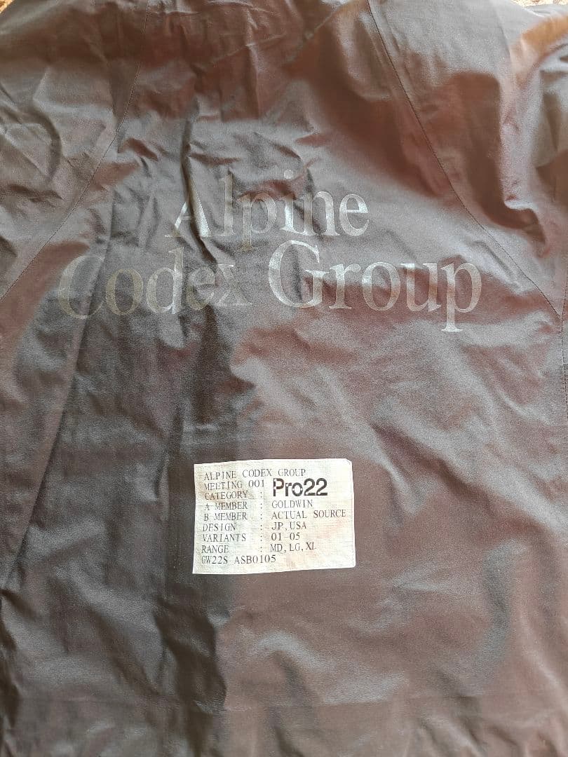 ジャケット・アウター Alpine Codex Group GORE TEX 3L Jacket L