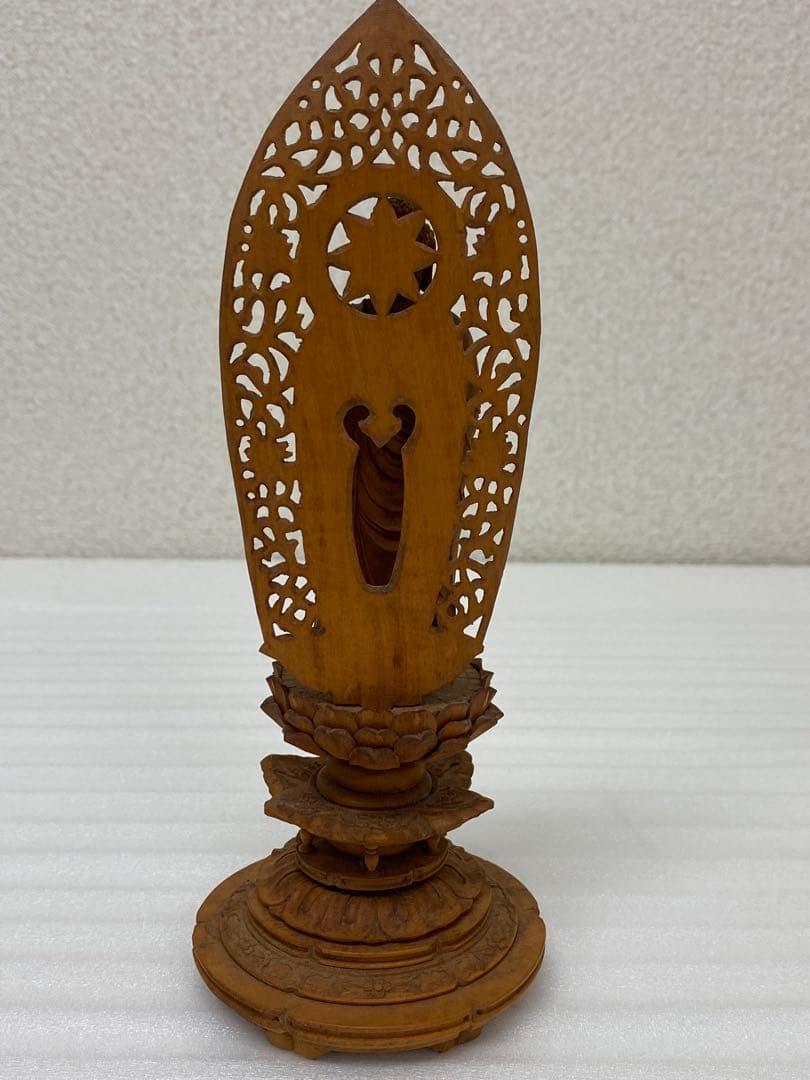 3-1944 阿弥陀如来立像　木彫り仏像