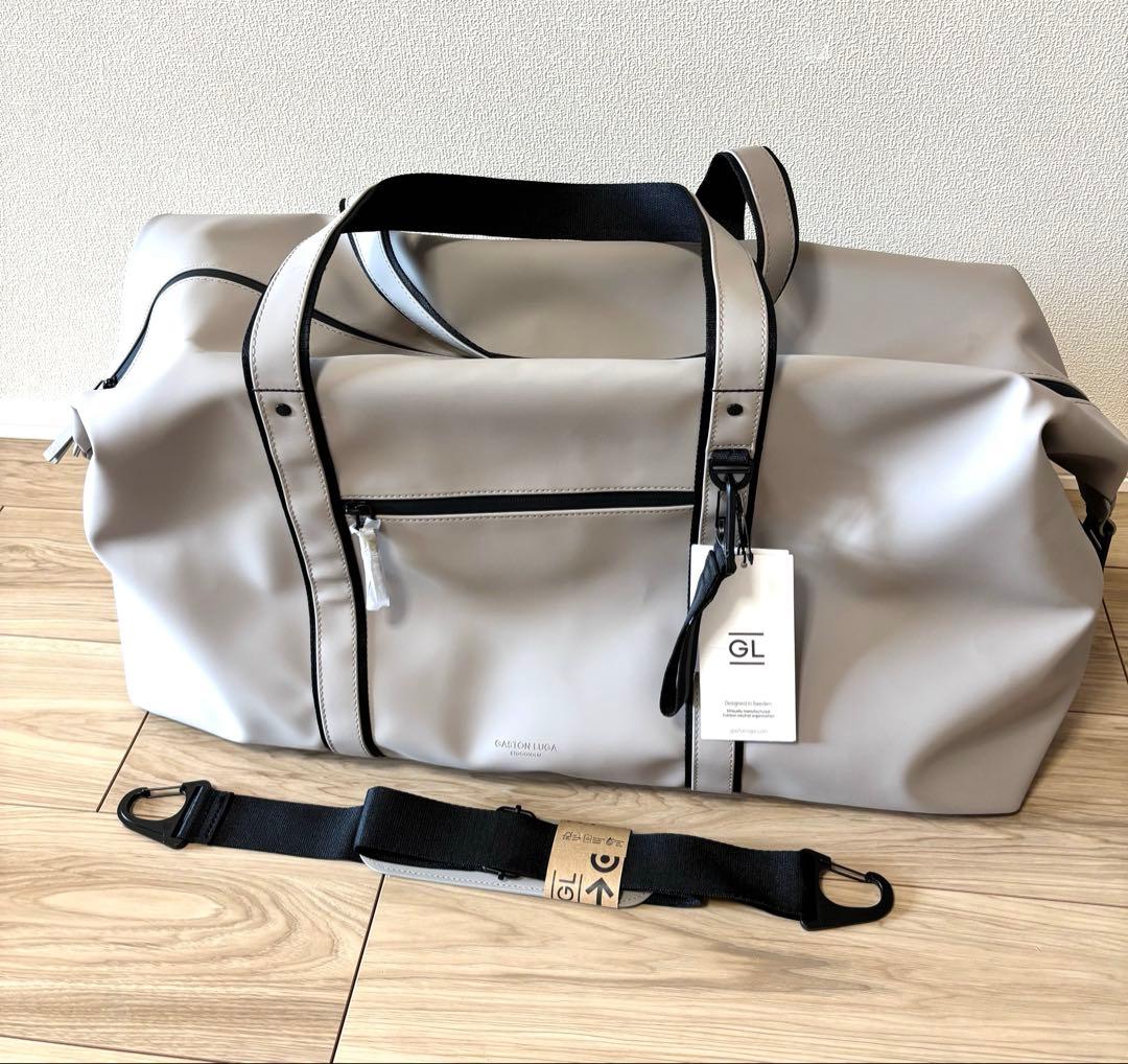 【新品未使用】ガストンルーガ　ボストンバック　旅行用　トープ