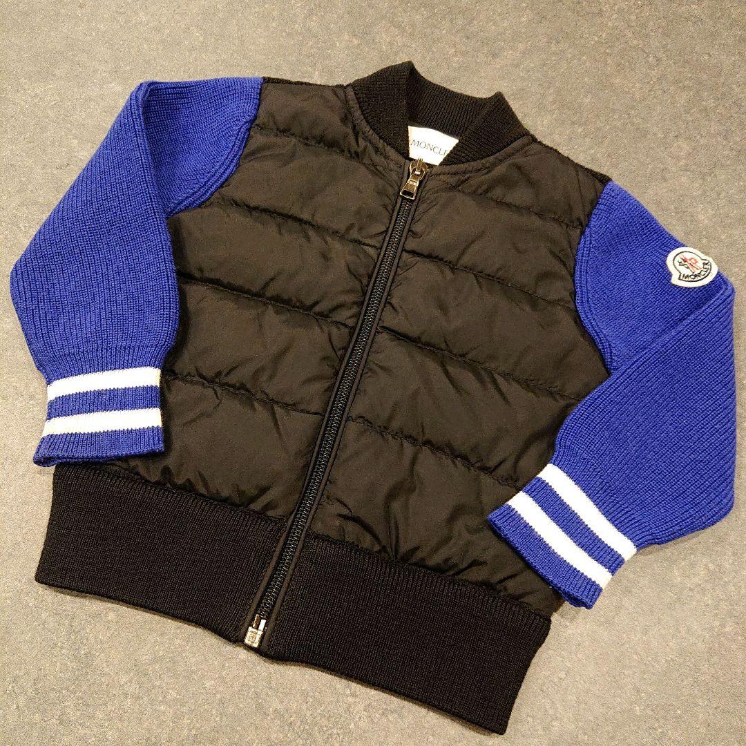 美品 モンクレール ダウン ニット ベビー 80cm MONCLER