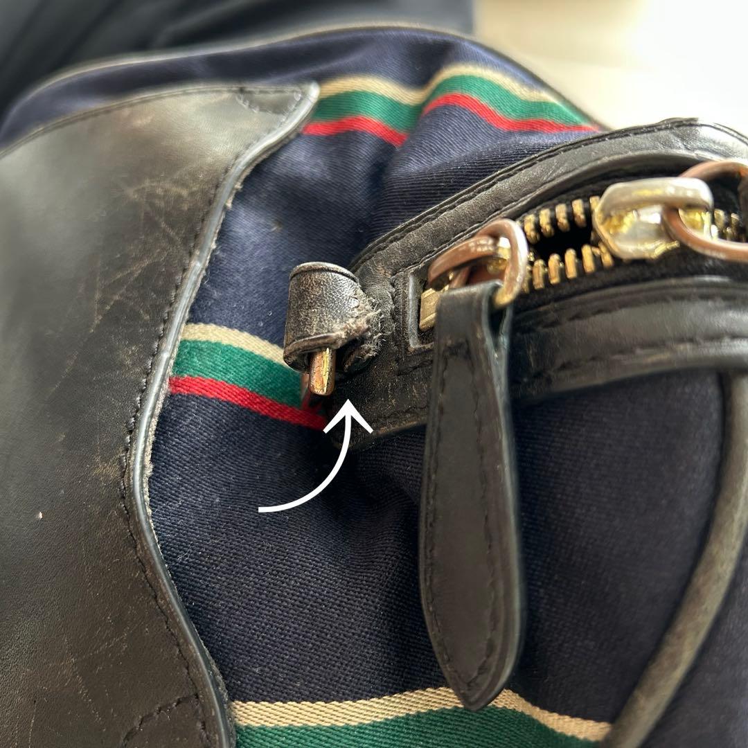 希少 Polo Ralph Lauren 2wayミニボストンバッグ ネイビー