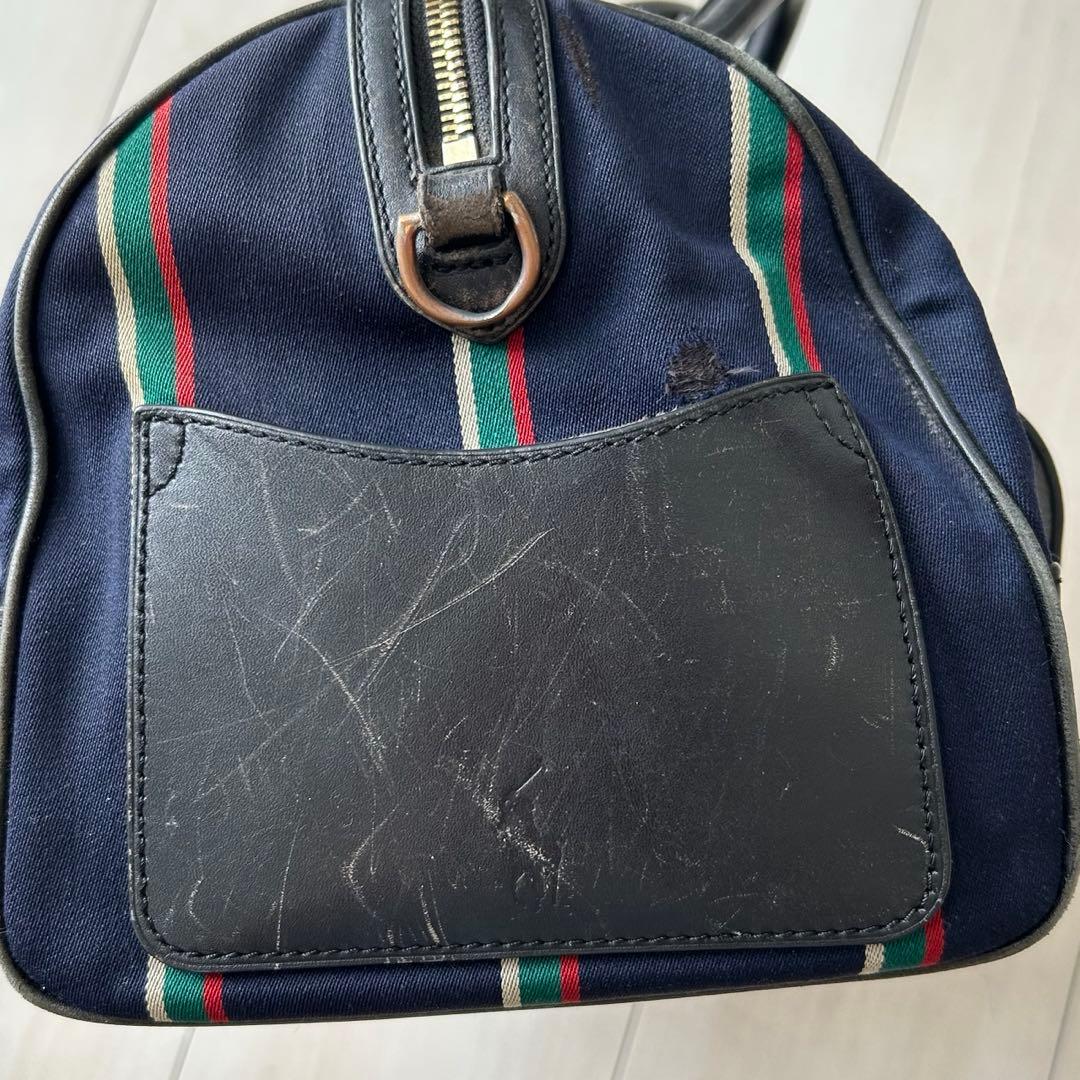 希少 Polo Ralph Lauren 2wayミニボストンバッグ ネイビー