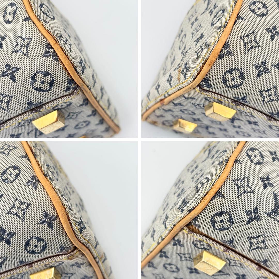 LOUIS VUITTON ルイヴィトン モノグラムミニ マリー ブルー